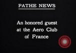 Image of Charles A. Lindbergh Paris France, 1927, second 4 stock footage video 65675041066