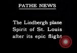Image of Charles A. Lindbergh Paris France, 1927, second 41 stock footage video 65675041066