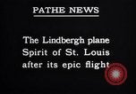 Image of Charles A. Lindbergh Paris France, 1927, second 42 stock footage video 65675041066