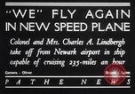 Image of Charles and Anne Lindbergh fly a Lockheed Altair airplane Newark New Jersey USA, 1930, second 8 stock footage video 65675041067