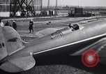 Image of Charles and Anne Lindbergh fly a Lockheed Altair airplane Newark New Jersey USA, 1930, second 34 stock footage video 65675041067