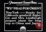 Image of Charles Lindbergh New York United States USA, 1927, second 13 stock footage video 65675041070