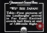 Image of Charles Lindbergh Tokyo Japan, 1927, second 7 stock footage video 65675041073