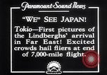 Image of Charles Lindbergh Tokyo Japan, 1927, second 8 stock footage video 65675041073