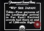 Image of Charles Lindbergh Tokyo Japan, 1927, second 9 stock footage video 65675041073
