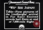 Image of Charles Lindbergh Tokyo Japan, 1927, second 12 stock footage video 65675041073