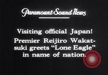 Image of Charles Lindbergh Tokyo Japan, 1927, second 51 stock footage video 65675041073