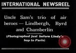 Standbild Charles Lindbergh New York City USA, 1927, aus Sekunde 1 historischem Filmmaterial Videoclip 65675041077