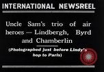 Standbild Charles Lindbergh New York City USA, 1927, aus Sekunde 8 historischem Filmmaterial Videoclip 65675041077