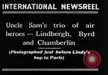 Standbild Charles Lindbergh New York City USA, 1927, aus Sekunde 9 historischem Filmmaterial Videoclip 65675041077