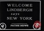 Standbild Charles Lindbergh New York City USA, 1927, aus Sekunde 25 historischem Filmmaterial Videoclip 65675041077