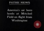 Standbild Charles Lindbergh New York City USA, 1927, aus Sekunde 36 historischem Filmmaterial Videoclip 65675041077