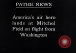 Standbild Charles Lindbergh New York City USA, 1927, aus Sekunde 39 historischem Filmmaterial Videoclip 65675041077