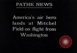 Standbild Charles Lindbergh New York City USA, 1927, aus Sekunde 44 historischem Filmmaterial Videoclip 65675041077