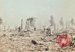 Image of Marines eliminate last Japanese defenders on Eniwetok Eniwetok Atoll Marshall Islands, 1944, second 36 stock footage video 65675041091