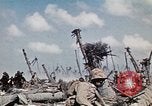 Image of Marines eliminate last Japanese defenders on Eniwetok Eniwetok Atoll Marshall Islands, 1944, second 43 stock footage video 65675041091