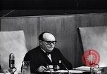 Image of Australian delegate W J O Makin Lake Success New York USA, 1947, second 1 stock footage video 65675041145
