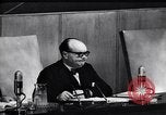 Image of Australian delegate W J O Makin Lake Success New York USA, 1947, second 5 stock footage video 65675041145