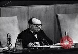 Image of Australian delegate W J O Makin Lake Success New York USA, 1947, second 6 stock footage video 65675041145