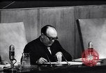 Image of Australian delegate W J O Makin Lake Success New York USA, 1947, second 14 stock footage video 65675041145