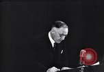 Image of Australian delegate W J O Makin Lake Success New York USA, 1947, second 30 stock footage video 65675041145