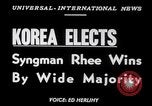 Image of Syngman Rhee Korea, 1952, second 3 stock footage video 65675041153