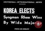 Image of Syngman Rhee Korea, 1952, second 5 stock footage video 65675041153