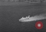 Standbild Luftkissen Fahrzeug Saint Lawrence river Kanada, 1963, aus Sekunde 55 historischem Filmmaterial Videoclip 65675041165