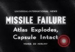 Image of Atlas Missile Cape Canaveral Florida USA, 1961, second 1 stock footage video 65675041167