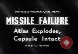 Image of Atlas Missile Cape Canaveral Florida USA, 1961, second 3 stock footage video 65675041167