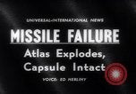 Image of Atlas Missile Cape Canaveral Florida USA, 1961, second 4 stock footage video 65675041167