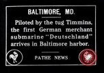 Standbild Deutschland Baltimore Maryland USA, 1916, aus Sekunde 1 historischem Filmmaterial Videoclip 65675041210