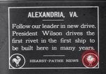 Standbild Präsident Woodrow Wilson Alexandria Virginia USA, 1918, aus Sekunde 1 historischem Filmmaterial Videoclip 65675041216