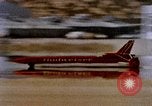 Image of rocket powered car California United States USA, 1979, second 49 stock footage video 65675041225