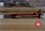 Image of rocket powered car California United States USA, 1979, second 59 stock footage video 65675041225