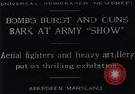 Image of 1929 United States Army exhibition show Aberdeen Maryland USA, 1929, second 9 stock footage video 65675041240