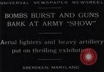 Image of 1929 United States Army exhibition show Aberdeen Maryland USA, 1929, second 14 stock footage video 65675041240