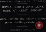 Image of 1929 United States Army exhibition show Aberdeen Maryland USA, 1929, second 15 stock footage video 65675041240