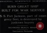Image navire de guerre Richmond Beach Washington United States USA, 1929, de la seconde 15 séquences d'archives historiques vidéo 65675041241