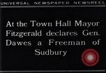 Immagine di Charles Dawes Sudbury Inghilterra, 1929, secondo 48 filmato di repertorio 65675041242