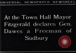 Immagine di Charles Dawes Sudbury Inghilterra, 1929, secondo 49 filmato di repertorio 65675041242