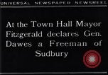 Immagine di Charles Dawes Sudbury Inghilterra, 1929, secondo 50 filmato di repertorio 65675041242