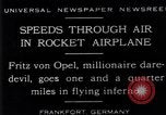 Standbild Fritz von Opel Frankfurt Deutschland, 1929, aus Sekunde 1 historischem Filmmaterial Videoclip 65675041245