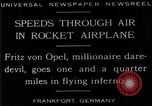 Standbild Fritz von Opel Frankfurt Deutschland, 1929, aus Sekunde 3 historischem Filmmaterial Videoclip 65675041245
