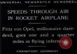 Standbild Fritz von Opel Frankfurt Deutschland, 1929, aus Sekunde 9 historischem Filmmaterial Videoclip 65675041245