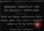 Standbild Fritz von Opel Frankfurt Deutschland, 1929, aus Sekunde 11 historischem Filmmaterial Videoclip 65675041245