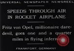Standbild Fritz von Opel Frankfurt Deutschland, 1929, aus Sekunde 12 historischem Filmmaterial Videoclip 65675041245