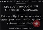 Standbild Fritz von Opel Frankfurt Deutschland, 1929, aus Sekunde 14 historischem Filmmaterial Videoclip 65675041245