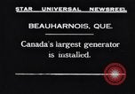 Standbild Kraftwerk Beauharnois Beauharnois Quebec Kanada, 1931, aus Sekunde 1 historischem Filmmaterial Videoclip 65675041247