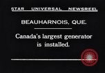 Standbild Kraftwerk Beauharnois Beauharnois Quebec Kanada, 1931, aus Sekunde 5 historischem Filmmaterial Videoclip 65675041247